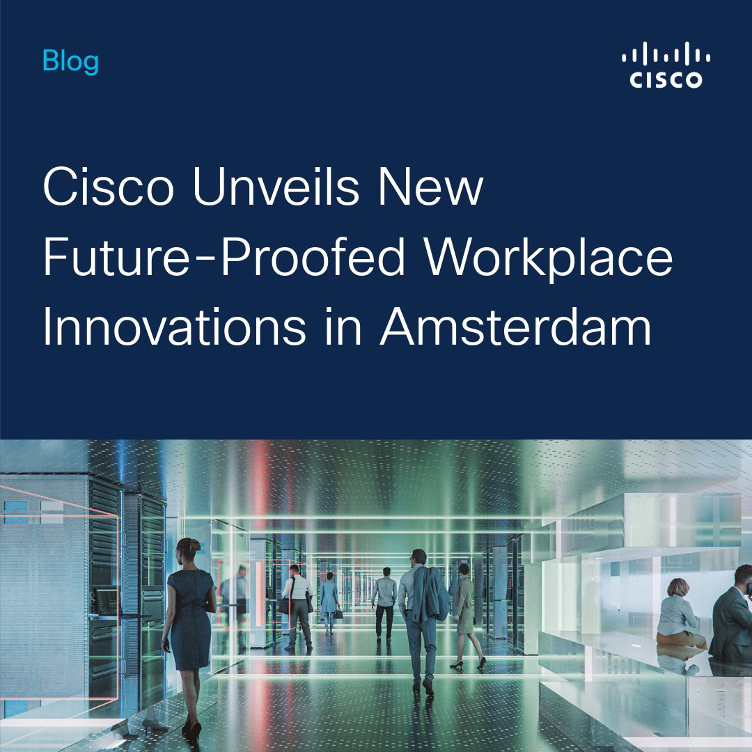 CiscoNetworking's tweet image. Future-proof your workplace. 🚀

Prepare for the future with Cisco Wi-Fi 7 and AI-powered solutions. From seamless connectivity to advanced security, we help businesses stay ahead in a connected world.

Read the blog ⤵️
cs.co/6019InuBR

#CiscoNetworking #CiscoLiveEMEA