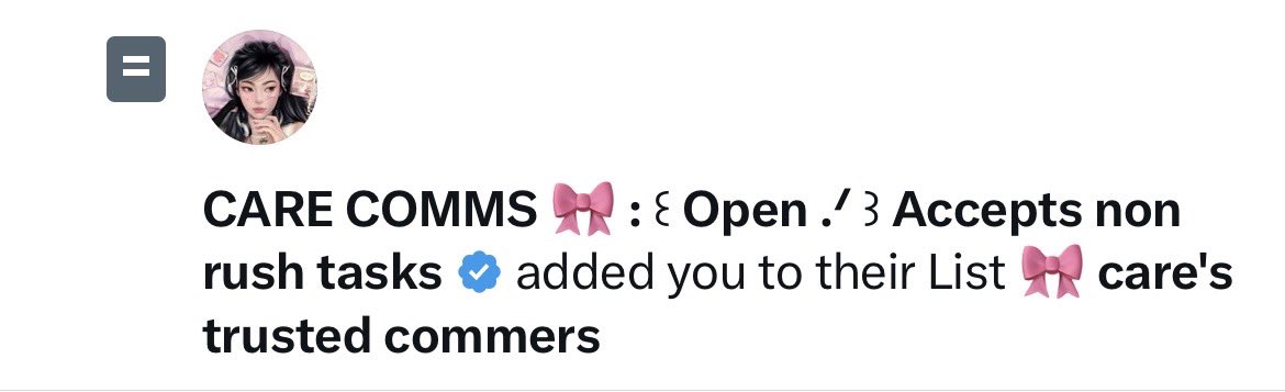 Thank you so much mx. <a href="/itscarecomms/">CARE COMMS 🎀 ꒰ Open .ᐟ ꒱ Accepting non-rush tasks</a> 🥹🫶🏻
