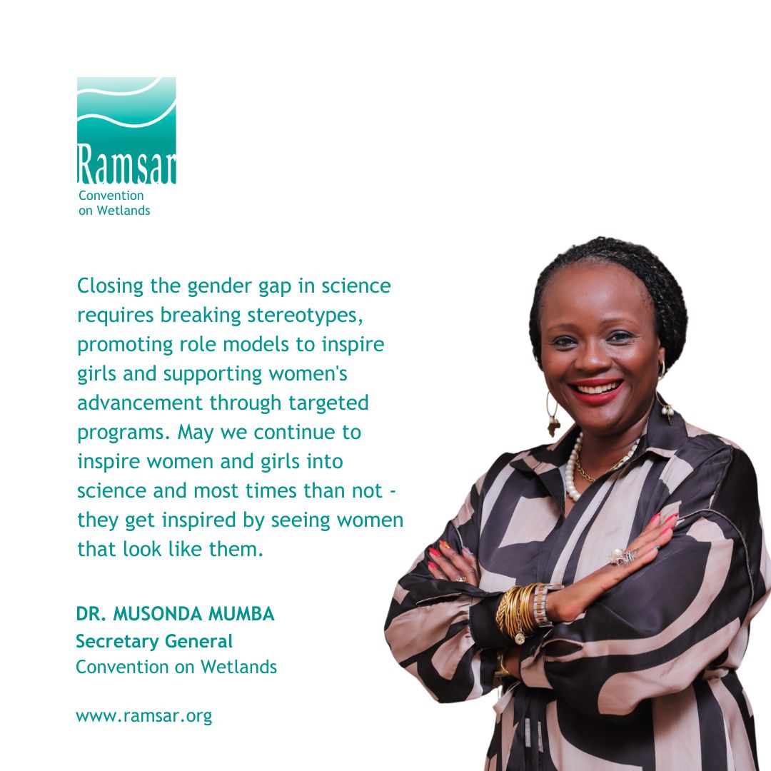 Closing the gender gap in science requires breaking stereotypes, supporting women's advancement through targeted programs and fostering inclusive environments through policies and actions that promote inclusion, diversity and equity.

#WomenInScience #WomenAndWetlands
