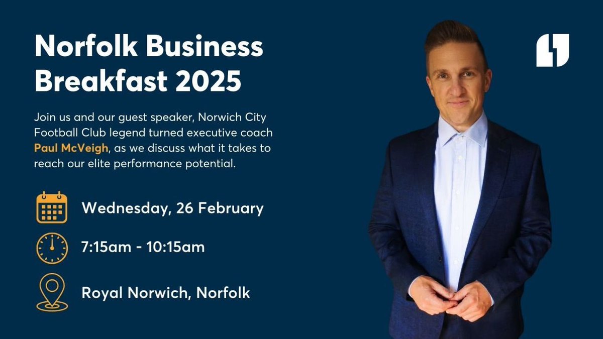Norwich has played a huge role in shaping the person I am today.

On the 26th of February, I’ll be heading back to the city I consider my second home to speak at the Norfolk Business Breakfast, hosted by Larking Gowen at Royal Norwich.

It’s a real privilege to be invited, and