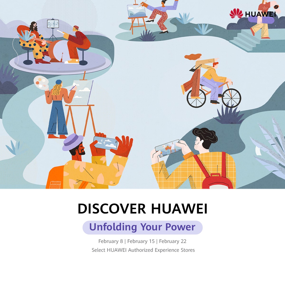huaweimobileph's tweet photo. It’s time to #DiscoverHUAWEI like never before! 🔍

Join us every Saturday, from February 8 to 22 at 3 PM, and dive into the world of cutting-edge tech at select HUAWEI Experience Stores. Don’t miss out—come see what’s waiting for you!🤩

Sign up here: https://t.co/8MM2h4gkef https://t.co/9Js3btBTqv