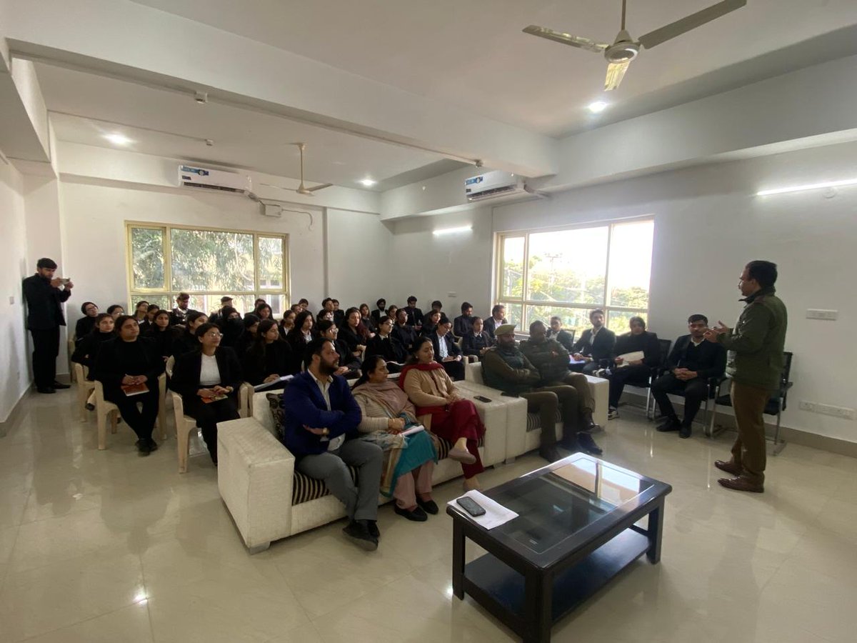 An event of Cyber Jaagrookta at  the office of cyber police station jammu Bagh-e Bahu.During  the event Students and staff from Law department University of Jammu participated and were enlightened about cybercrimes, including financial frauds &amp; social media crime.
