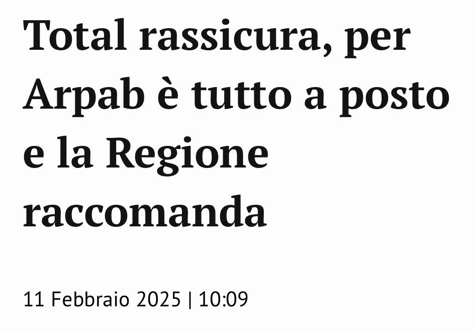 dukana2's tweet photo. E noi crepiamo di cancro 👇⁦@TotalEnergies⁩ assassini….#Arpab inutile carrozzone corrotto e ⁦@regbasilicata⁩ serva dei criminali petroliferi 👇#DoveteMorireMale #DiCancroESenzaMorfinaNellaFaseTerminale 👇#Basilicata #CheSchifo ⁦@fattoquotidiano⁩ https://t.co/HCtVTpytVi