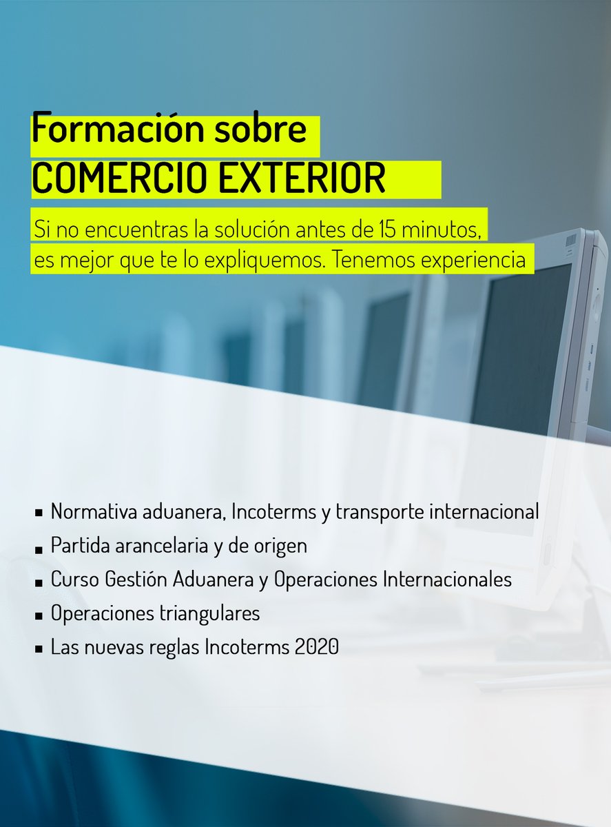 Si trabajas en temas de #ComercioExterior, entonces sabes lo complejo que puede llegar a ser: Normativas aduaneras en constante cambio (ahora más que nunca), gestión de partidas...

Hemos programado varias formaciones donde te lo explicamos todo!
👉 ategrupo.com/comercio-exter…