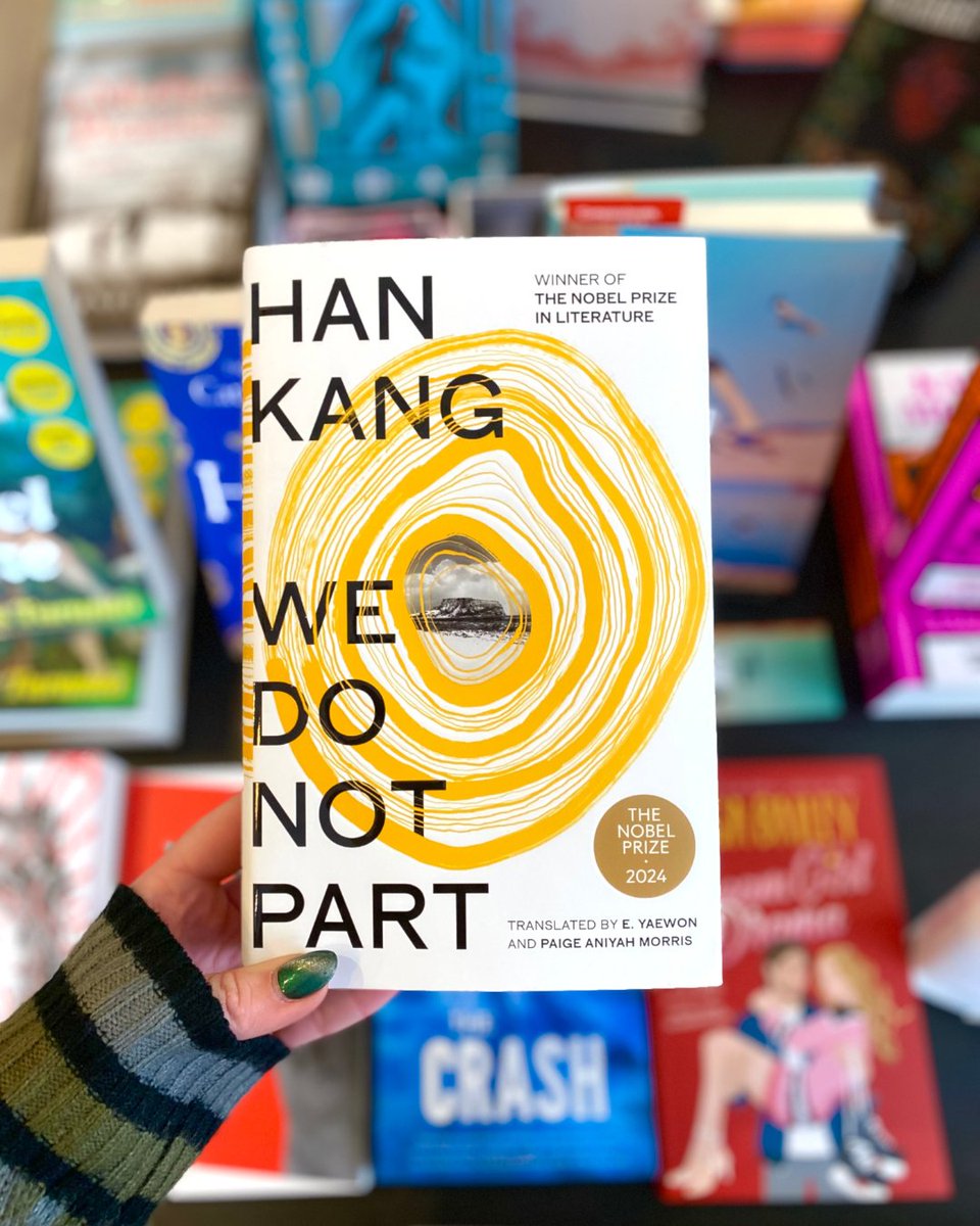StHBookStop's tweet photo. So excited to finally have our hands on Han Kang's latest novel, #WeDoNotPart! Assistant manager Calla recently read The Vegetarian, an exploration into brutality in South Korea, for her #WeirdGirlBookClub and couldn't put it down. Will you be giving We Do Not Part a read?📚 https://t.co/ML24OhUgtI