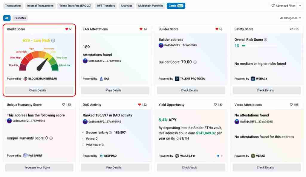 Decripto_org's tweet image. Credit Score di Etherscan: nuovo strumento per la valutazione del rischio di credito on-chain          
decripto.org/it/credit-scor…           

#DECRIPTO #CRIPTOITALIA #CRIPTOVALUTE...