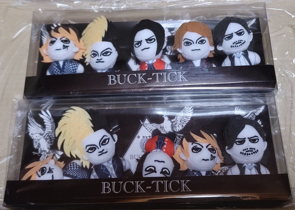 即日発送　BUCK-TICK ぬいぐるみ バッジ セット 5体 即日発送 BUCK-TICK ぬいぐるみ バッジ セット 5体
