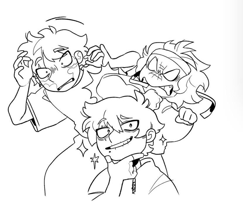JustenjsDoolez's tweet photo. More wips from this Au! Haven’t been able to draw a lot lately :,) #mha #touyatodoroki #tenkoshimura #mhaspinner https://t.co/jllLcWi4cZ