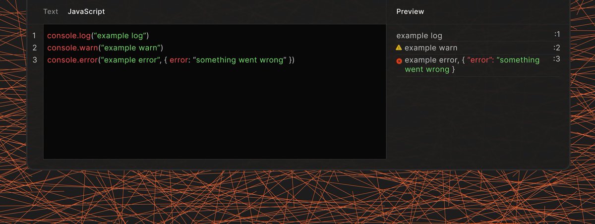 Users can now write and preview console logs directly within Budibase. 
A huge DX enhancement for our power users.
 
eu1.hubs.ly/H0gt3QX0
