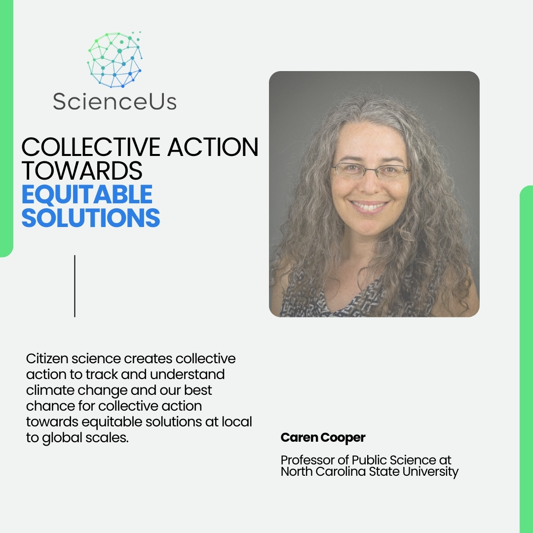 🌍 Citizen Science for Collective Action! We’re proud to have Caren Cooper, Professor of Public Science at NC State University, on our Stakeholder Advisory Board!💬 "Citizen science creates collective action to track and understand climate change..."