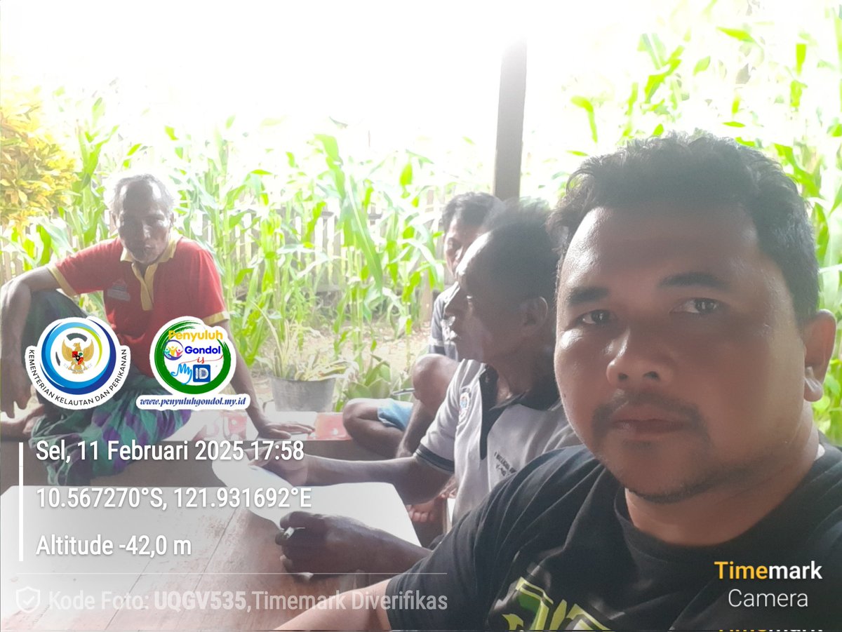 NalleRegi's tweet photo. Selasa (11/2/2025), Regi N. Nalle, S.Pi Luhkan Kab. Sabu Raijua-NTT, Identifikasi pembudidaya rumput laut calon penerima bantuan gabus dari Dinas KP Kab. Sabu Raijua di Ds Deme, Kec. Sabu Liae.
#GiatLuhkanSatminkalGONDOL
#SabuRaijua
#LuhLapor
@bppsdm_gondol 
@bppsdm_puslatkp https://t.co/jxKOETQOet