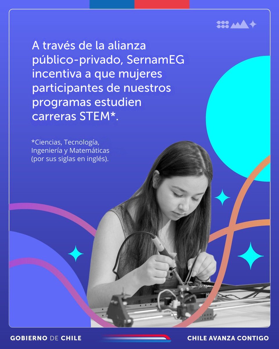 SernamEGChile's tweet photo. 👩🏻‍🔬En el Día Internacional de las Mujeres y Niñas en la Ciencia, derribemos los mitos: el conocimiento no tiene género🧬Seguiremos avanzando para acortar las brechas de género en carreras STEM, porque más mujeres en estas áreas significa más innovación y equidad. https://t.co/urark3eR87