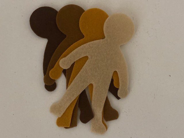 How cute are these little felt people?  They are a great option for crafting while exploring feelings in the body, families or friendships.  
#creativetherapy #playtherapy #childpsychology