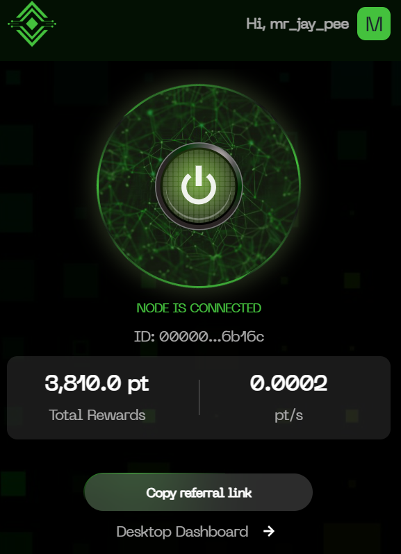 Mr_Jay_Pee's tweet photo. I hope You have all connected ypur NodeGo node?

Connect and start earning now.

Join here if you haven't https://t.co/w3tiuV67I0 via @nodegoAI https://t.co/wyNysFouIu