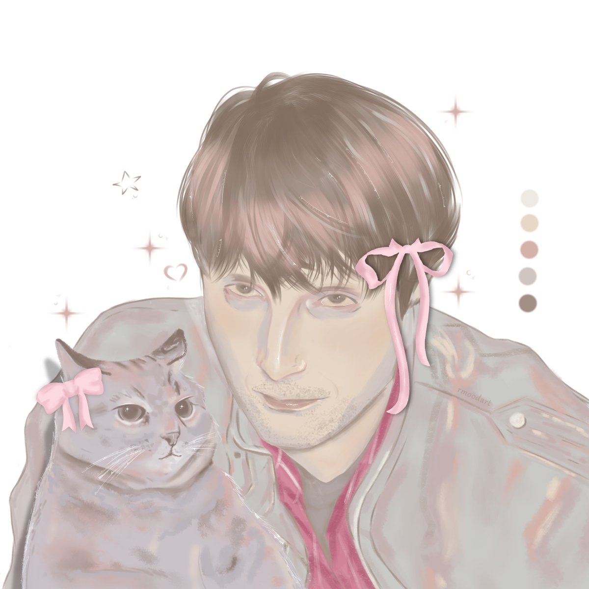 rmoodart's tweet image. mads mikkelsen with a cat ۶ৎ
#madsmikkelsen #Cat #art #fanart #artmoots