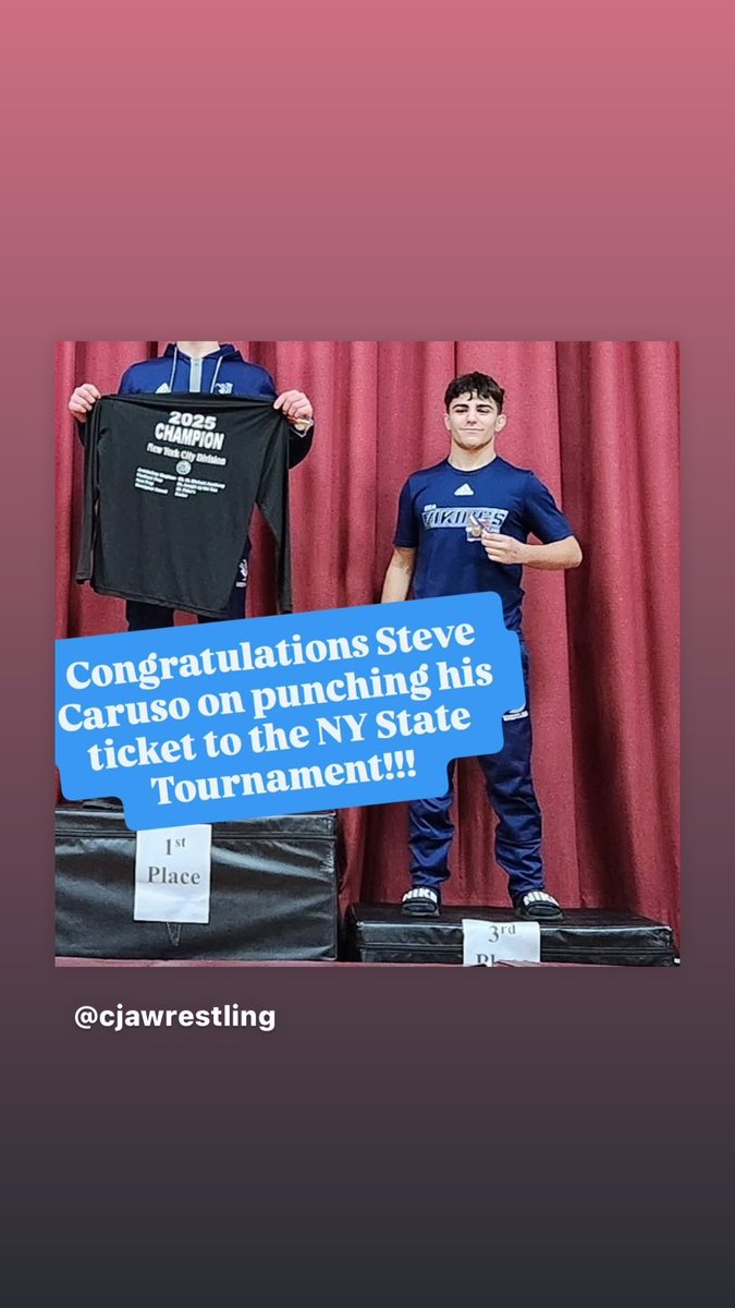 Steve was lost when he started at cja but showed up &amp; believed in his training &amp; cja coaches. Steve asked alot questions lol all worth it for his desire to get better. Very proud of u Steve. Go get em!
#CJAWrestlingClub #CJAWrestling #AssKickers #HouseOfPain #NYStateWrestling