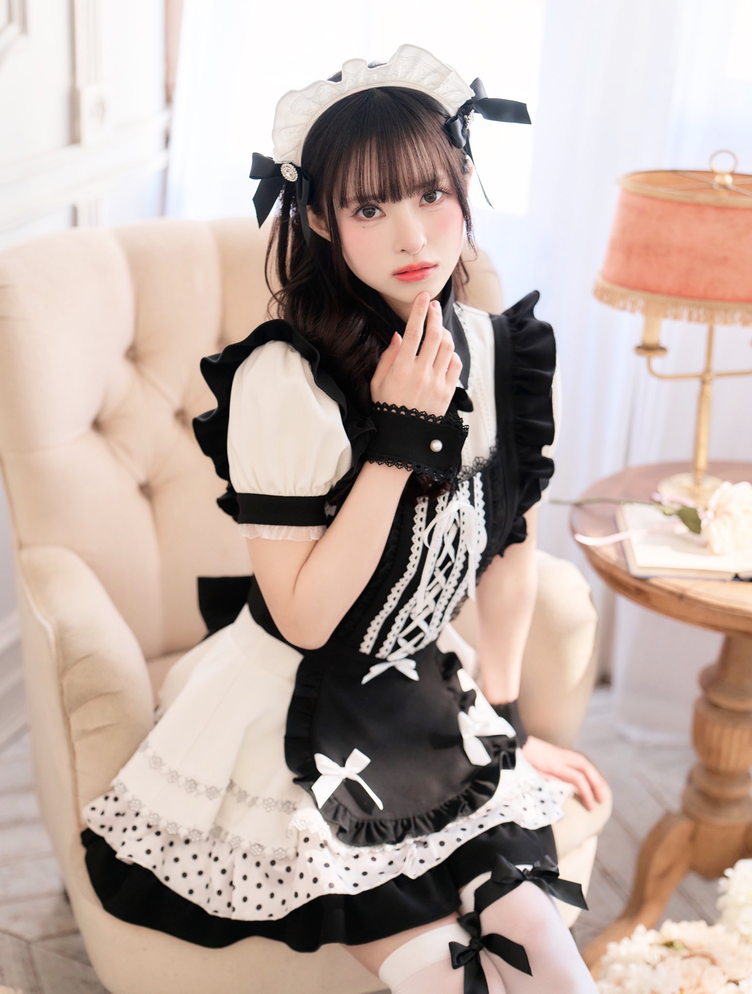 Malymoon/マリームーン ロイヤルチェックキティメイド 藤咲凪着用モデル 即日発送】【藤咲凪着用】ロイヤルチェックキティメイド