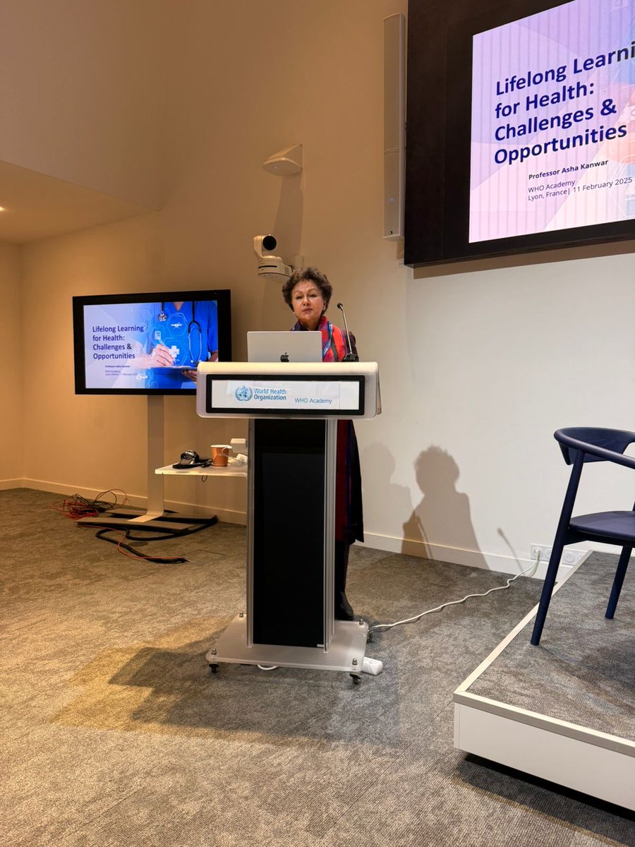 Keynote at the inaugural conference of the WHO Academy in Lyon