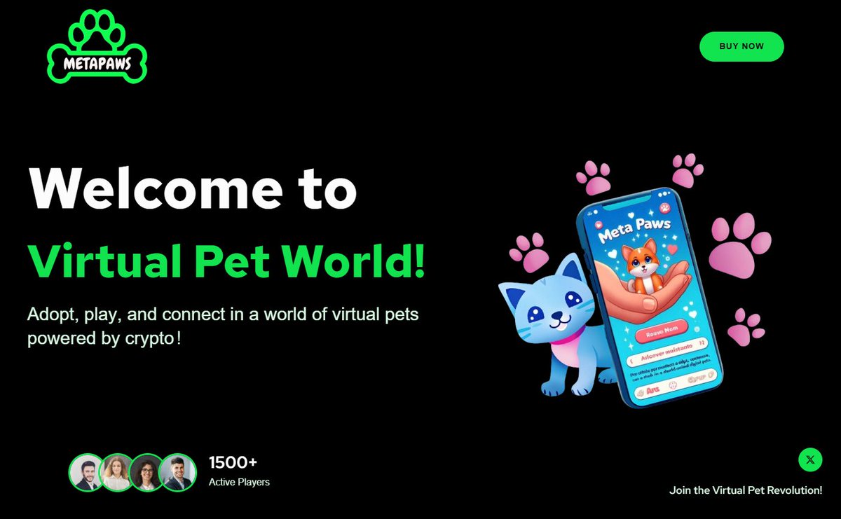 metapawsfun's tweet photo. We're thrilled to announce the upcoming launch #MetaPaws adopt, play, and connect in a world of virtual pets powered by #crypto Stay tuned as we prepare for an exciting debut this month! #Solana #Memecoin #MemeToken #DeFi #CryptoCommunity #CryptoLaunch #PumpFun #PumpFunLaunch https://t.co/FGtUXMKilg