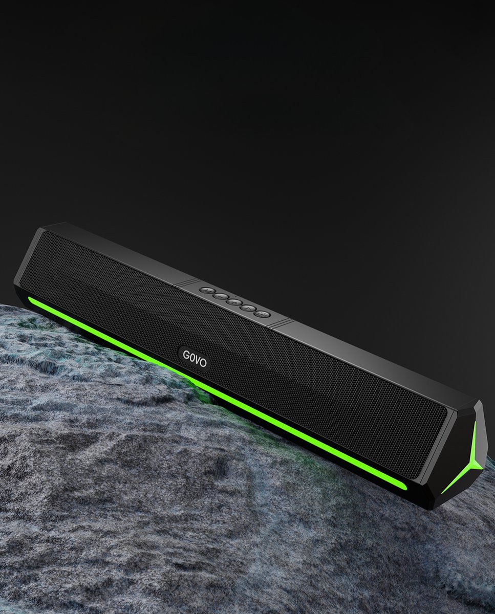 Your soundtrack deserves this. 💚 Step into immersive audio with Gosurround 350, where vibrant RGB lighting makes every tune shine brighter!