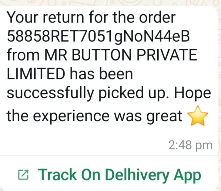 ArvindWebs's tweet image. My friend bought a blazer from @MrButton but received completely different product, consignment is returned but didn&apos;t received money. This is a classic case of online fraud. Beware 
mrbutton.in
#mrbutton
@MenatMrButton