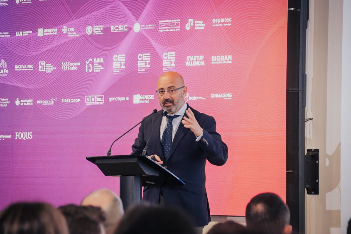 GVA Inicotur (@gvainicotur) on Twitter photo ✅➕El director general de Innovación, Juan José Cortés, expone en el <a href="/CViComunitatVal/">CV+i Comunitat Valenciana</a> #HealthDay las actuaciones de <a href="/GVAinicotur/">GVA Inicotur</a> para impulsar la I+D+i en salud.
👩⚕️Tratamientos personalizados
💊Diagnósticos más precisos
🏥Diseño y fabricación de nuevos dispositivos médicos ✅➕El director general de Innovación, Juan José Cortés, expone en el <a href="/CViComunitatVal/">CV+i Comunitat Valenciana</a> #HealthDay las actuaciones de <a href="/GVAinicotur/">GVA Inicotur</a> para impulsar la I+D+i en salud.
👩⚕️Tratamientos personalizados
💊Diagnósticos más precisos
🏥Diseño y fabricación de nuevos dispositivos médicos