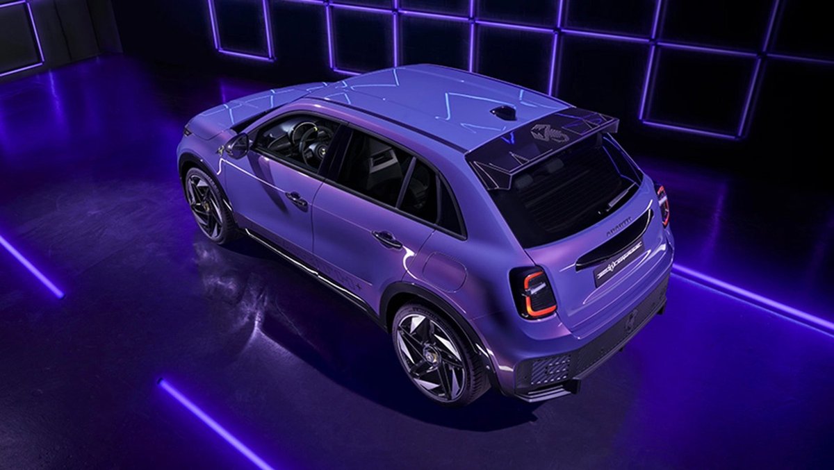 The new Abarth 600e is coming soon!😍💜Click the link to find out more: sherwoodsmotorgroup.co.uk/news/the-new-a…