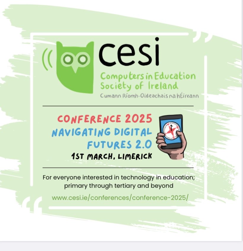 We are delighted to be hosting the CESI Conference here in Gaelcholáiste Luimnigh on the 1 March 2025. Full details and registration below. ⁦<a href="/cesitweets/">CESI</a>⁩