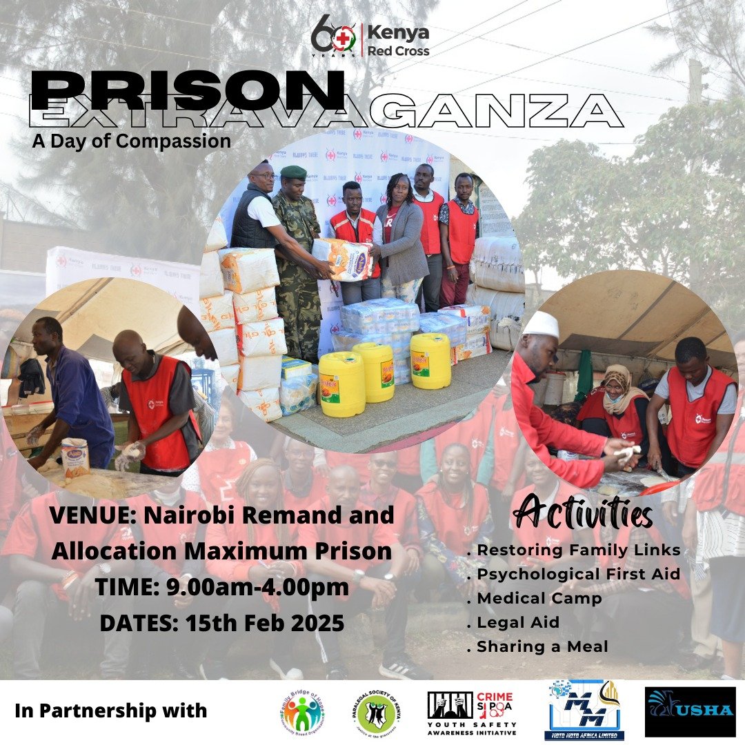 They also need love and care. Join us at Nairobi Remand and Allocation Prison to put a smile on their faces on 15th Feb 2025.
<a href="/KenyaRedCross/">Kenya Red Cross</a> <a href="/CrimeSiPoaKenya/">CrimeSiPoaKenya</a> <a href="/lrf_ke/">Legal Resources Foundation Trust (LRF)</a> <a href="/fredots/">Fredrick Otieno</a> <a href="/mamanyaguthii/">Mary'Nyaguthii'Airo</a> <a href="/KAPARANET/">Kariobangi Paralegal Network</a> @sallynju