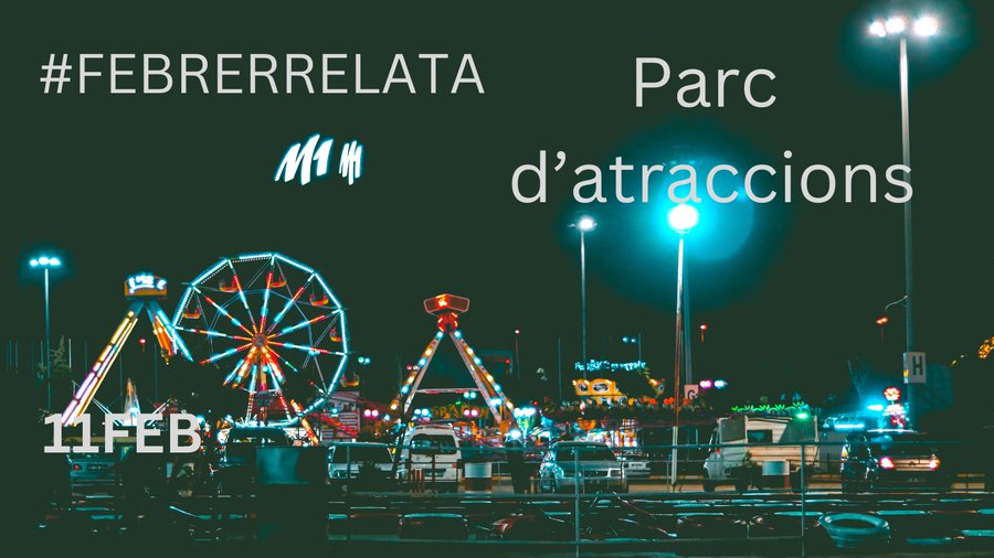 Dalt d'una muntanya russa, veient-te estrafolari i deformat a la casa dels miralls (negres), entrant i sortint una vegada i una altra de la casa de la por, fent moltes voltes amb la sínia per no arribar enlloc...
-I això què és? Un parc d'atraccions?
-No, la vida. #FebrerRelata
