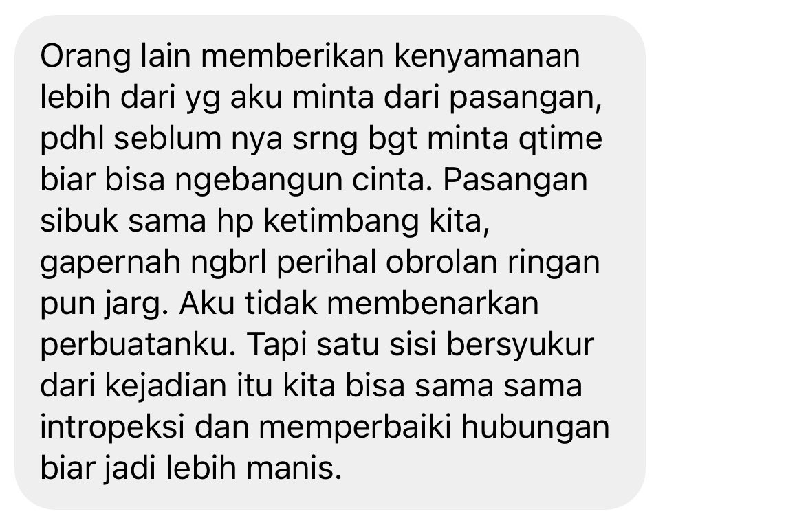 Ini yang jawab cewek: