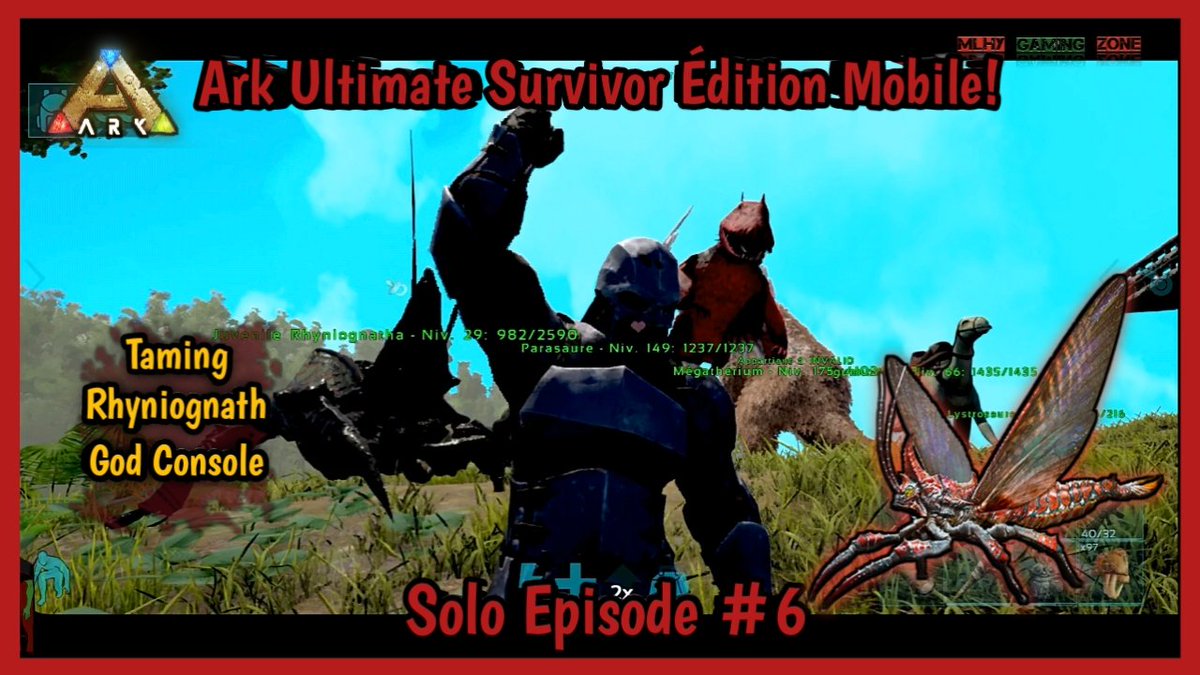 martian_zone's tweet photo. Ark: Ultimate Survivor Edition Mobile! Episode‼️ #6 / Taming Rhyniognatha🦟 God Console 

https://t.co/3iV5HjPd8D https://t.co/I5hVYdMOT3