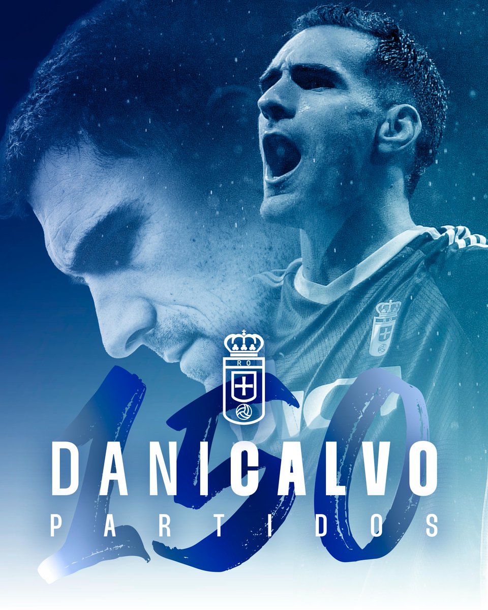 RealOviedo's tweet photo. 💙 𝔻𝕒𝕟𝕚 ℂ𝕒𝕝𝕧𝕠 1⃣5⃣0⃣

#RealOviedo 🔵⚪️ https://t.co/Q2x3bIbh2h