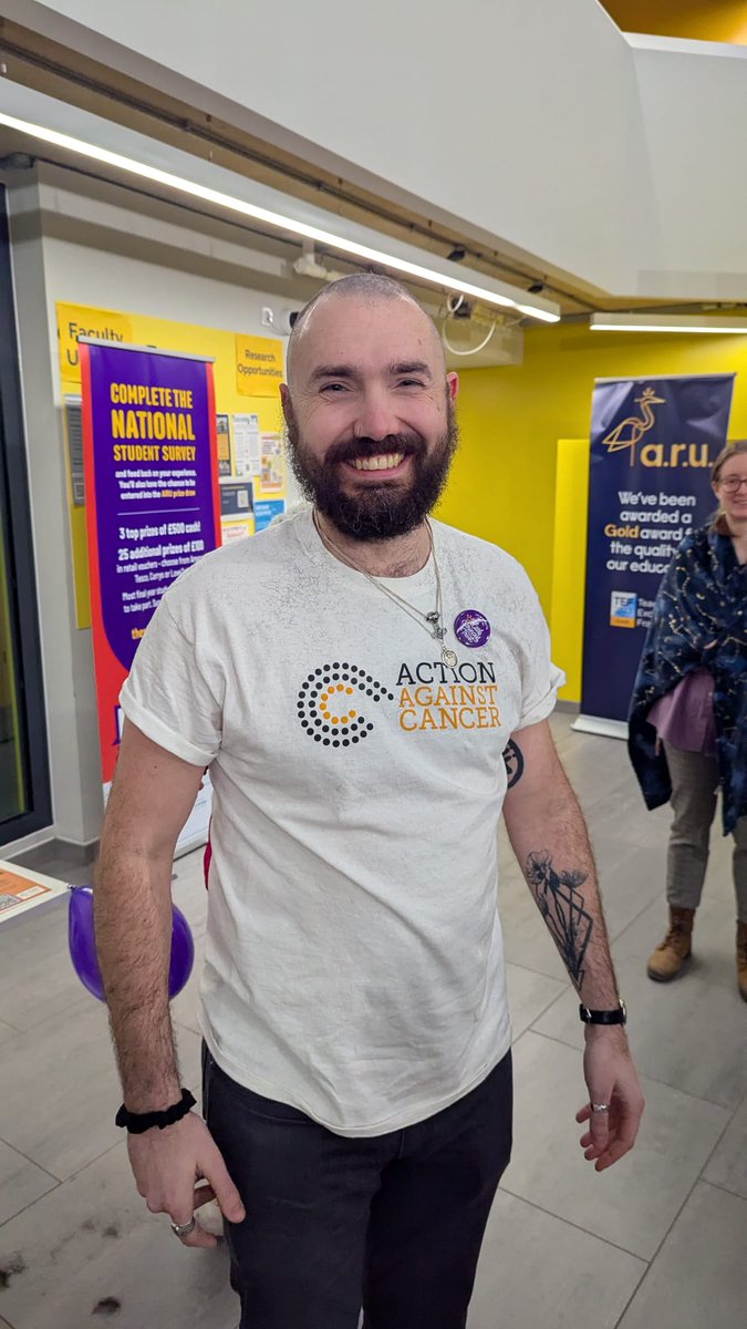 Massive thanks to PhD student David Butcher at Anglia Ruskin University Cambridge for cutting off his long locks to fundraise for us! He has raised an amazing £1,202! If you can, we’d be super grateful if you could donate &amp; help him reach his £1,500 target givewheel.com/fundraising/57…