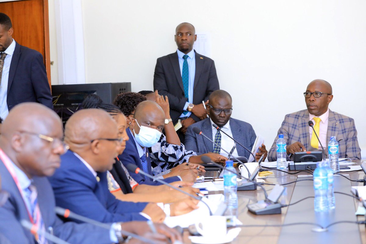 HonRuyonga's tweet photo. Early this morning, we met with representatives from the Uganda AIDS Commission and Uganda Cares to discuss the urgent need for government action to sustain HIV services in light of recent U.S. aid cuts 
@SpiceFMHoima @MinofHealthUG https://t.co/HJvsYoq3Qq