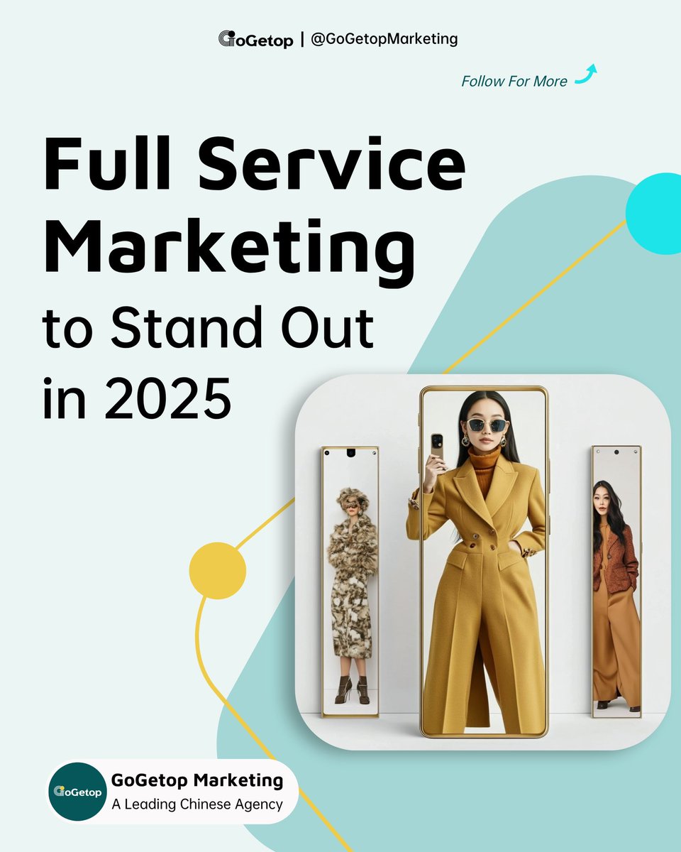 GogetopMedia's tweet photo. 🌟 Full-Service Marketing to Stand Out in 2025! Let #GoGetop #ChineseMarketing experts help you. From branding strategy to custom social media management on platforms like WeChat, Xiaohongshu, Douyin, Weibo, Zhihu, Bilibili, and more, we’ve got you covered! 🌍✨
#Marketing https://t.co/1m11jxYpsb