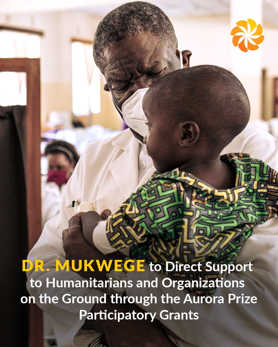 Aurora Prize (@auroraprize_) on Twitter photo 2024 Aurora Prize Laureate Dr. <a href="/DenisMukwege/">Denis Mukwege</a> has selected the first recipients of participatory grants, directly supporting local humanitarians making a real impact.
At a time of uncertainty around U.S. humanitarian funding, Aurora—which does not receive government 2024 Aurora Prize Laureate Dr. <a href="/DenisMukwege/">Denis Mukwege</a> has selected the first recipients of participatory grants, directly supporting local humanitarians making a real impact.
At a time of uncertainty around U.S. humanitarian funding, Aurora—which does not receive government