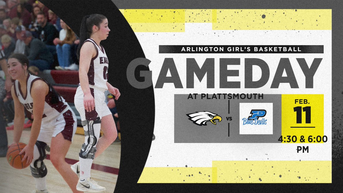 Road trip on this cold winter day!  Eagles travel to Plattsmouth to take on the Blue Devils tonight. #GoEagles #ArloProud