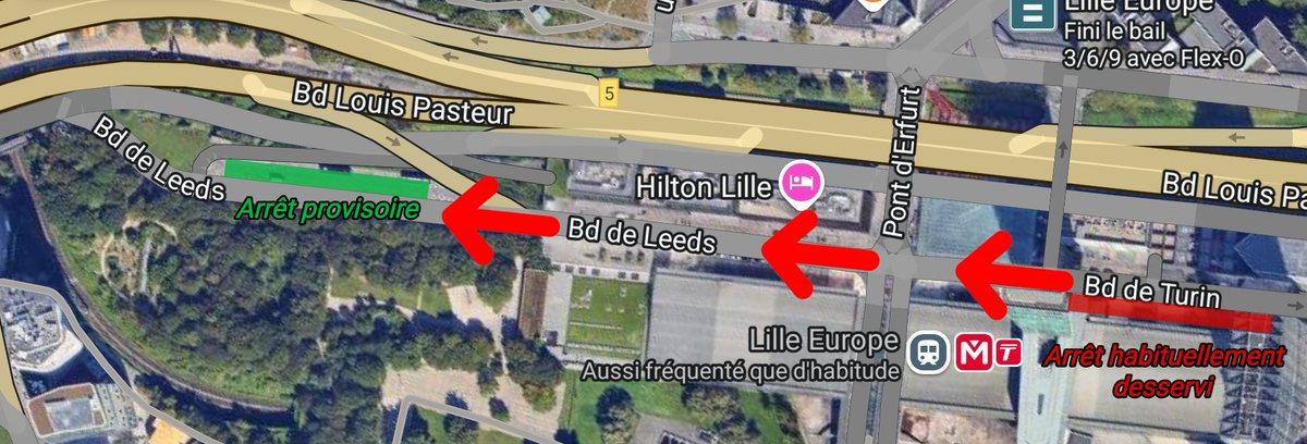 INFO Cars longue distance

A partir d'aujourd'hui, et jusqu'au 28 février 2025, l'arrêt de Lille Europe des lignes BlablaCar et Flixbus situé habituellement au Boulevard de Turin est reporté sur le parking autocars Boulevard de Leeds, à proximité de l'hôtel Hilton.