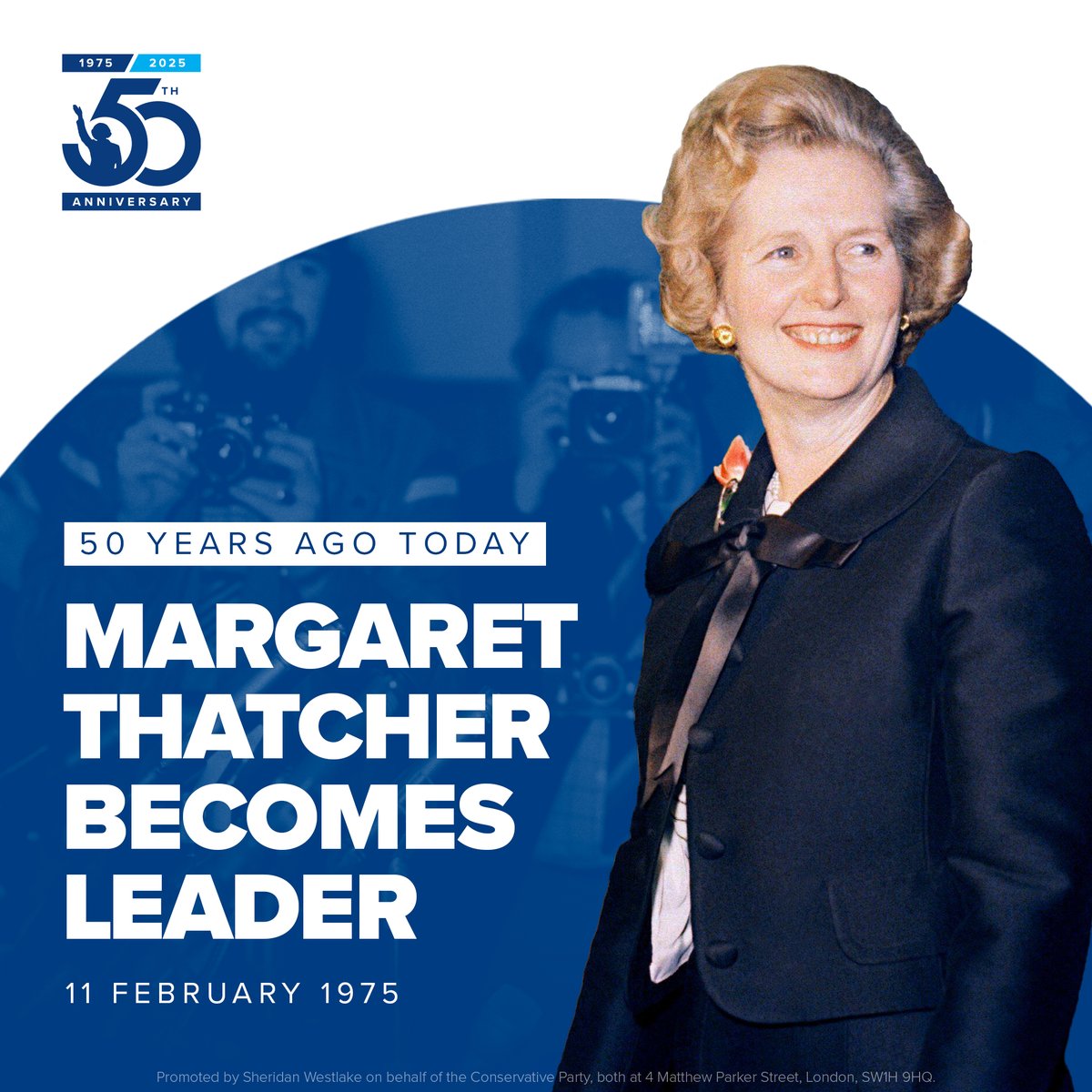 On this day 50 years ago, Margaret Thatcher was elected Leader of the Conserservative Party.

The first big milestone on her journey to putting the Great back in Great Britain 🇬🇧