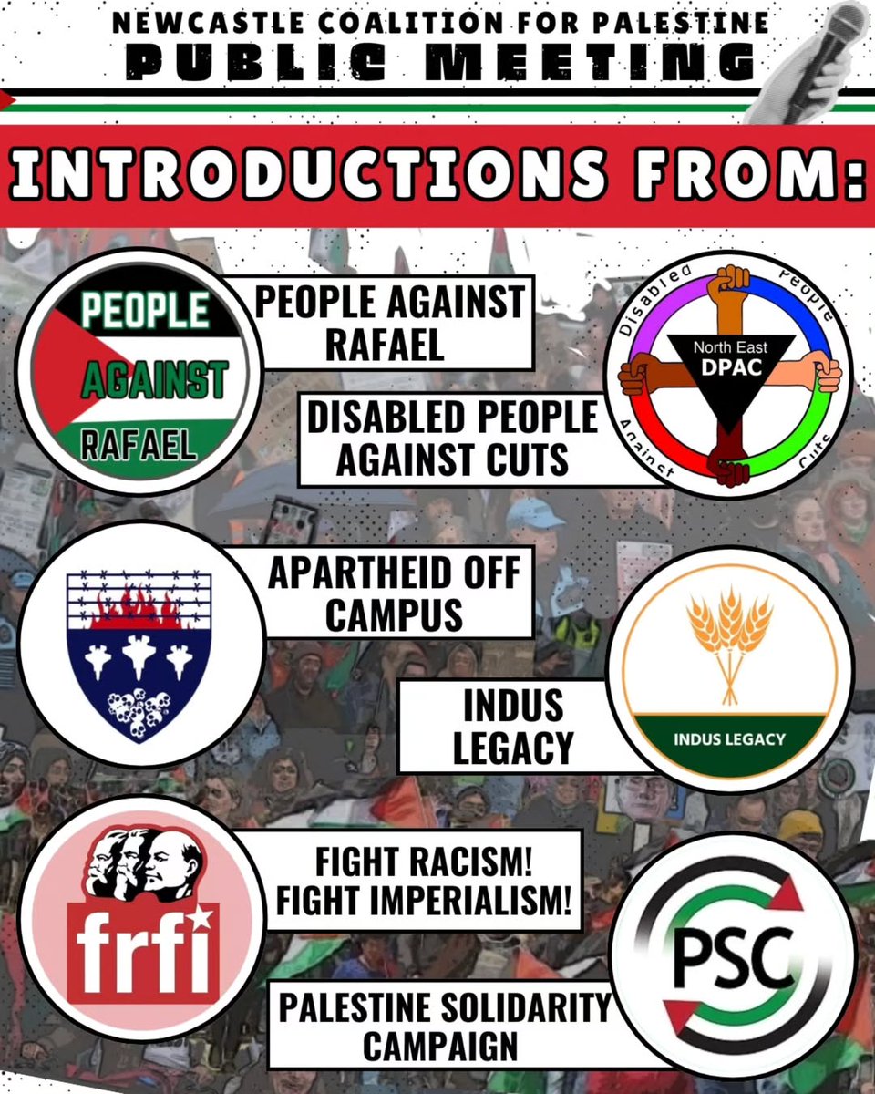 RCGFRFI's tweet photo. 1/3) After coordinated email complaints from Zionists, Venerable Bede  Church has attempted to cancel Newcastle Coalition for Palestine’s public meeting  6:30pm Tuesday 11 February with less than 24 hours notice.

Join us in demanding the church reverses the cancellation. https://t.co/MZXlI68pSI