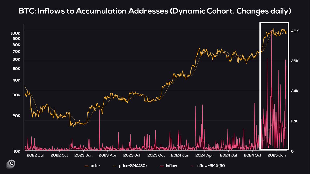 Whales are currently buying insane amounts of #Bitcoin. 

This is your number one sign to start buying more! 🚀