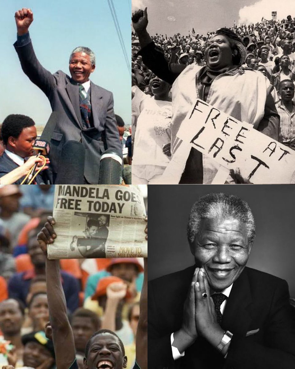 On this day in 1990, Nelson Rolihlahla Mandela, a revolutionary leader, was released from prison after 27 years.