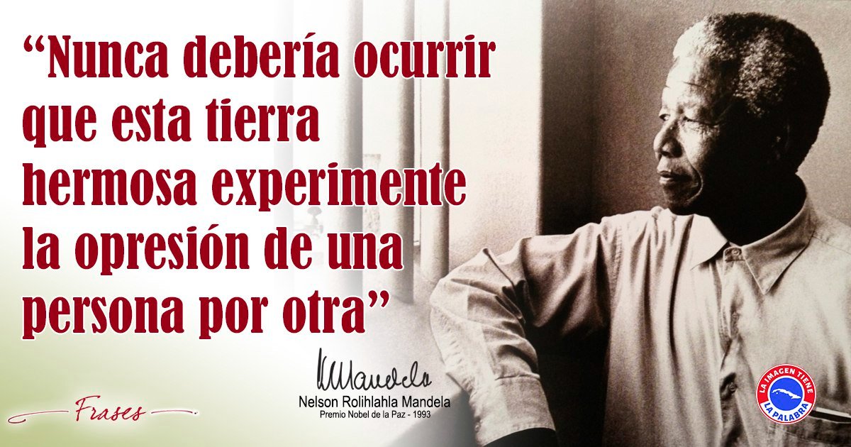 Después de 27 años preso, un día como hoy pero de 1990 sale de prisión Nelson Mandela. 
👉 Gran estadista, ferviente defensor de la igualdad y la dignidad de cada cada hombre y mujer.
#Mayabeque 
#SiempreAntimperialista