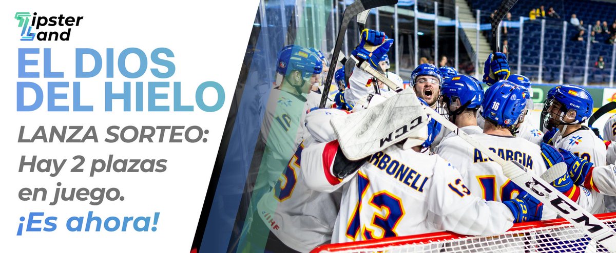 _Tipsterland's tweet photo. 📢 ¡SORTEO EXCLUSIVO! EL DIOS DEL HIELO 🏒👑

🔥 Dos plazas en juego para unirte al tipster más dominante en hockey sobre hielo. No dejes pasar esta oportunidad de seguir al mejor sin coste.

📝 ¿Cómo participar?
👥 Sigue a @_Tipsterland 
✔️ Dale FAV ❤️
🔁 Haz RT 🔄

📆 El ganador se anunciará este viernes. ¡No pierdas la oportunidad!

👉 Únete a la élite del hielo y apuesta con el mejor. ¡Participa ahora! #Sorteo #Hockey #ApuestasGanadoras