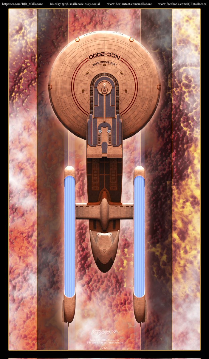 RJB_Mallacore's tweet image. Some Star Trek art for Trek Tuesday.
Boldly going where no one has gone before.
Enjoy.
#scifiart #scifi #fanart #StarTrek #TrekTuesday