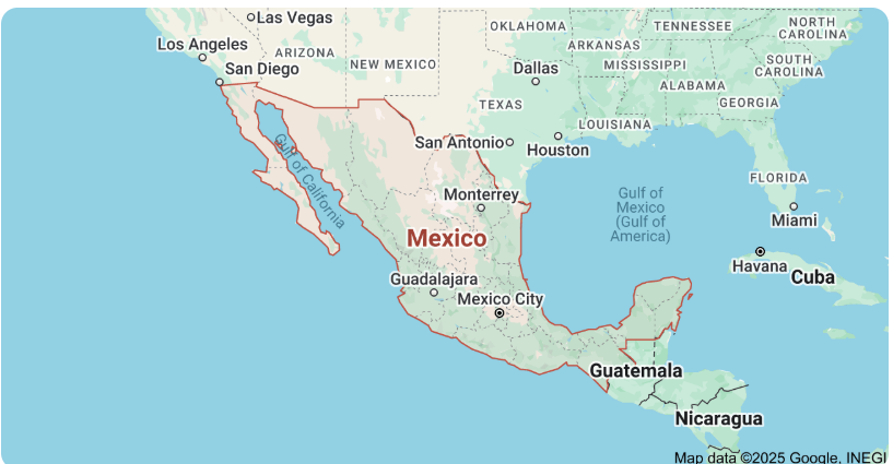 PaulFGolden's tweet photo. #Mexico #GulfOfAmerica #GulfOfMexico 
Is this just the beginning? https://t.co/571CwIWfNV