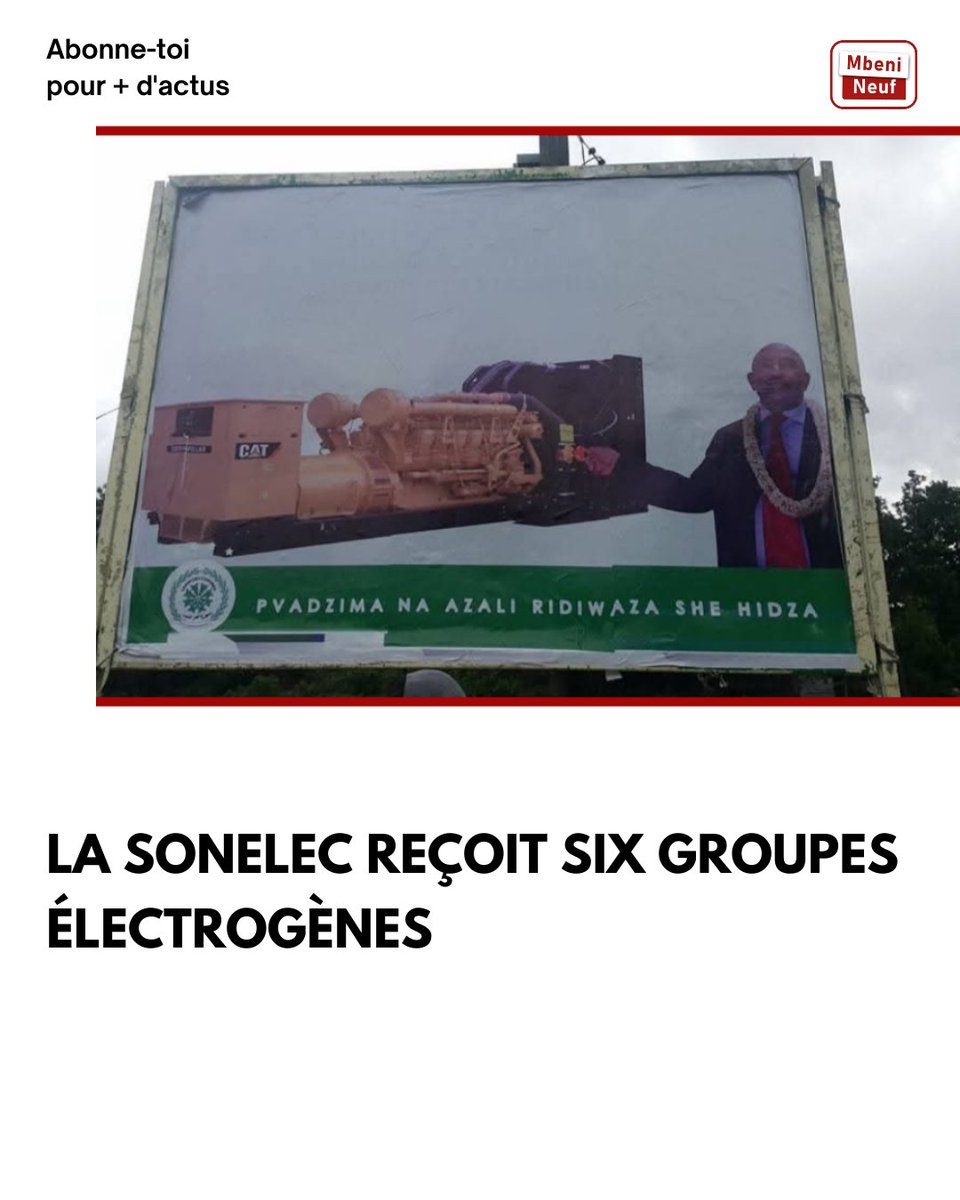 MbeniNeuf's tweet photo. L'objectif est de résoudre le problème d'électricité qui frappe le pays, y compris la capitale. Faire la même chose pour espérer avoir des résultats différents, c'est complètement du leurre. https://t.co/w70ijRvZUn