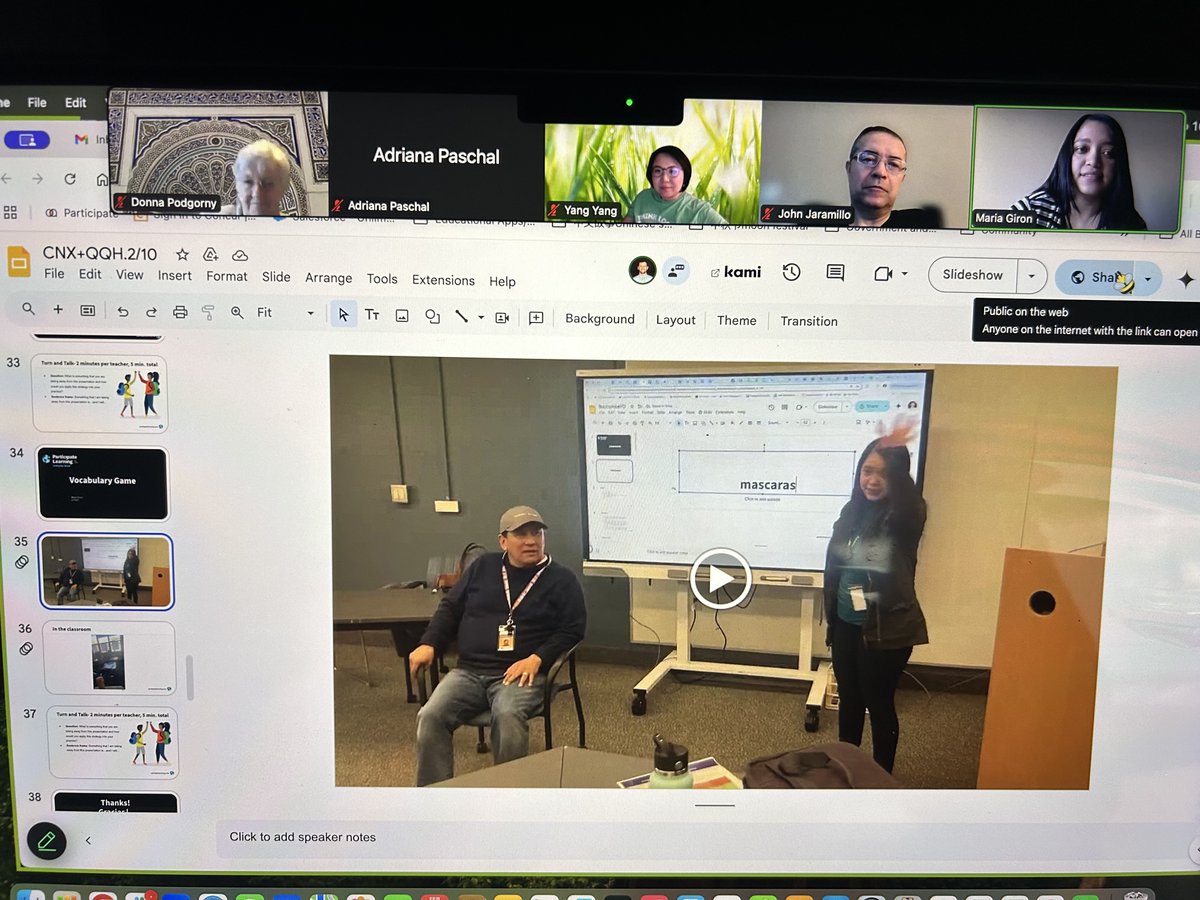 Judy Ouyang (@judyouyang) on Twitter photo What a fantastic #QuanQiuHua #HowICNX meeting! Mandarin & Spanish teachers shared best strategies and practices—Ms. Yang <a href="/yangyang2018gt/">Yang Laoshi</a> on AI tools, Ms. Chang on AAPPL prep, and Ms. Giron on a vocabulary game for oral proficiency. <a href="/ParticipateLrng/">Participate Learning</a> #UnitingOurWorld What a fantastic #QuanQiuHua #HowICNX meeting! Mandarin & Spanish teachers shared best strategies and practices—Ms. Yang <a href="/yangyang2018gt/">Yang Laoshi</a> on AI tools, Ms. Chang on AAPPL prep, and Ms. Giron on a vocabulary game for oral proficiency. <a href="/ParticipateLrng/">Participate Learning</a> #UnitingOurWorld