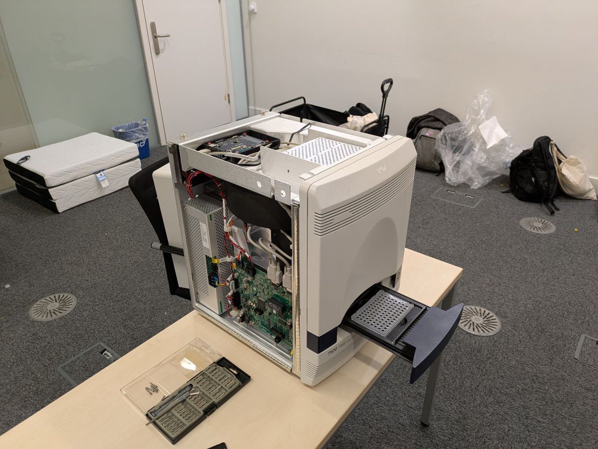 We modified a $25K PCR machine using bootleg Windows XP and glitter nail polish to make COVID test results impossible to fake.

This was hacked together in 36 hours with <a href="/clement_heyd/">Clément Heyd</a> at ETH Oxford.

Here’s why we did it: